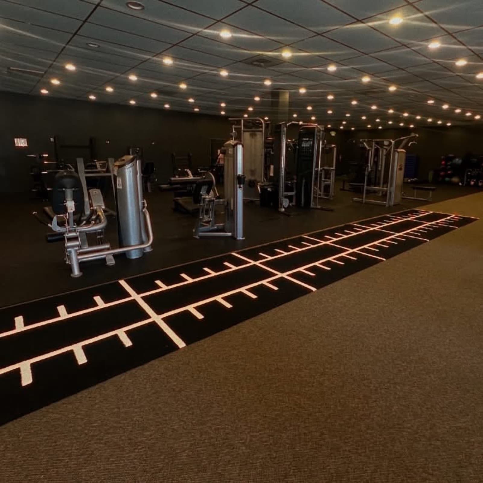 Turf training track and machines